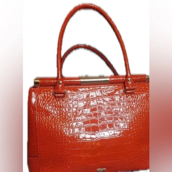 Kate Spade Red/Orange Knightsbridge Constance Shoulder Bag Comes with/care card.